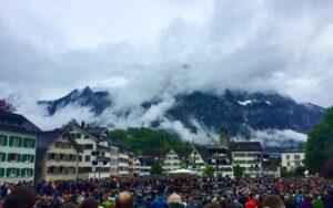 Citizens voting at the ‘Landsgemeinde’ in Glarus (CH); one of the most archaic types of democracy; no traces of AI (source: private, 2017).